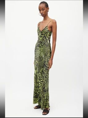 ganni double satin halter-neck dress | Dresses | Ganni Halterneck style:halter